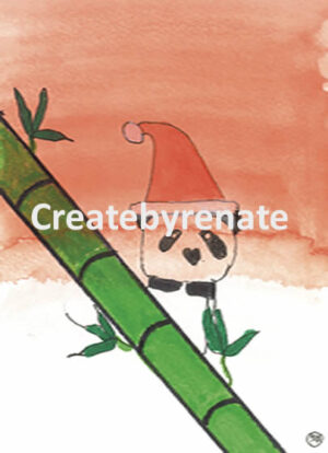 Panda met Bamboe Nr. 52 (Merel)